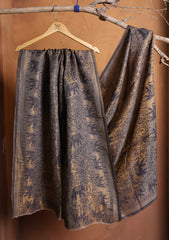 Pashmina Zari Branded Shawl D#01 - D Grey