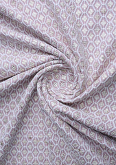 Elite Men Embroidered Sequence Viscose Fabric - Light Pink