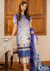 Lawn - Asifa & Nabeel - Meraki Vintage 25 - Jaamun (MVL25-06)