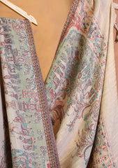 Pashmina Zari Jamawar Shawl D#225 - Skin
