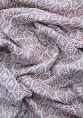 Elite Men Embroidered Sequence Viscose Fabric - Light Pink