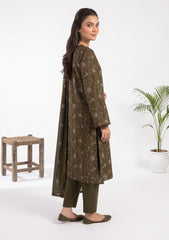 Winter - Rubaaiyat - Pashmina Embroidered 26 - D#04 - Mehndi