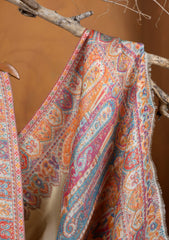 Pashmina Zari Jamawar Shawl D#03 - Golden