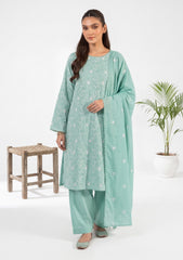 Winter - Rubaaiyat - Pashmina Embroidered 26 - D#06 - Green