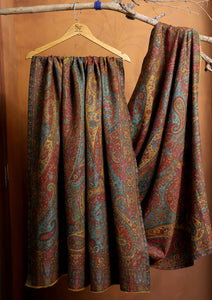 Pashmina Jamawar Shawl D#06 - Skin