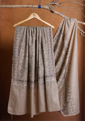 Pashmina Embroidered Jaaldar Shawl D#15 - L Skin