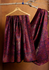 Pashmina Zari Jamawar Shawl D#19 - Purple