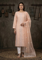 Formals - Riwaj - Fancy 26 -  Ari & Mukesh Work - 2 Pcs - D#01 - Peach 2