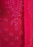 Winter Collection - Riwaj - Bamber Chikankari W/ Sequence Work - S Pink