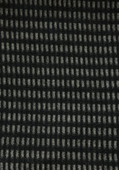 Tweed Selvage Check Woollen Fabric - F Grey