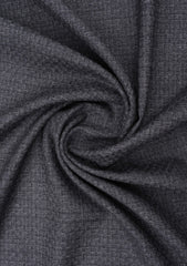 Scabal Pulse Natural Stretch Super Fine Wool Dobby Suiting - Grey