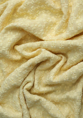 Elite Men Embroidered Sequence Viscose Fabric - Lemon