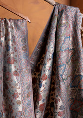 Pashmina Zari Jamawar Shawl D#21 - Skin