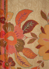 Pashmina Wool Kaani Jamawar Shawl D - 02 - Skin