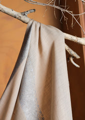 Pashmina Embroidered Border Shawl D#211 - Skin