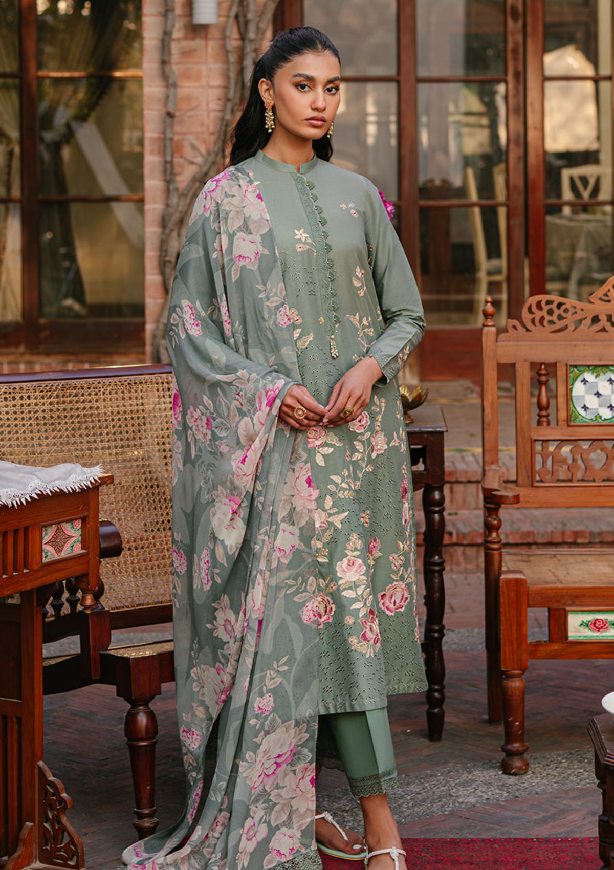 Lawn Collection - Cross Stitch - Eid Lawn - CEL24#08 - SPARKLING BLISS