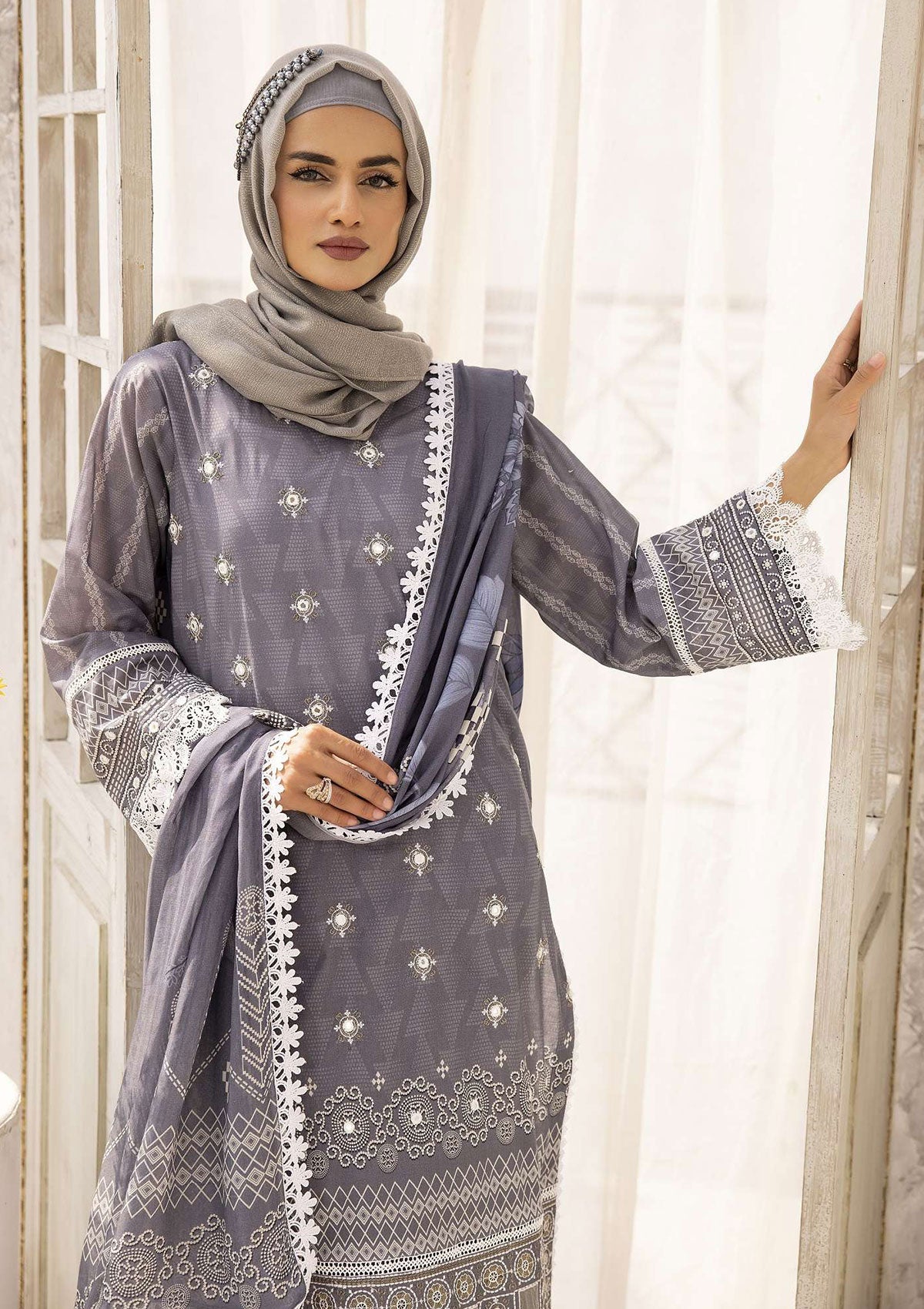 Lawn Collection - Dua - Gul-e-Zarki - Sapphire - DGS24#06