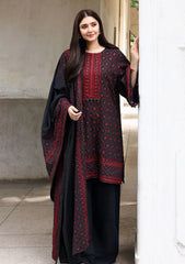 Winter - Cross Stitch - Khaddar Unstitched 25 - KAR#102 - GARNET GRACE