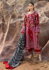 Lawn - Sadaf Fawad Khan - Siraa - Luxury 26 - Laal