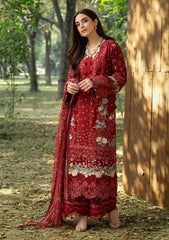 Lawn - Elaf Premium - Chikankari Prints 26 - ERC-1B - MARJAAN