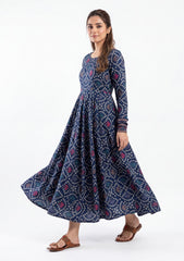 Formals - Rubaaiyat - Digital Printed - Shamoz Silk - Blue