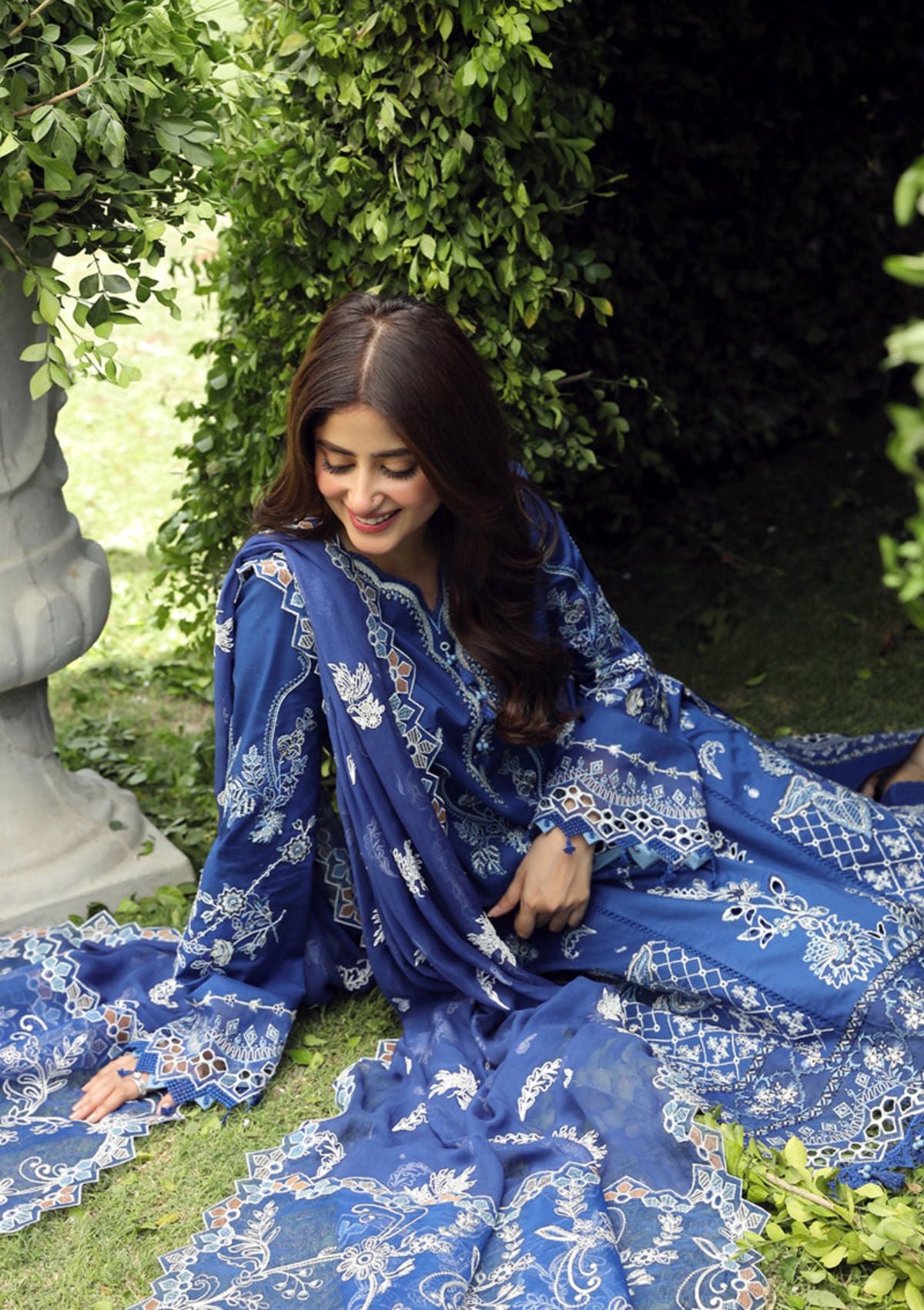 Lawn Collection - Qalamkar - Festive Lawn 24 - PS#08 - FARHEEN