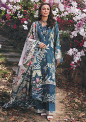 Lawn Collection - Elaf Premium - Print Chikankari - EPC24#02 - B - SERENITA