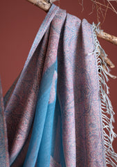 Water Wool Jamawar Shawl D - 01 - Multi 15