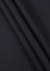 Scabal Sunrise Super 200's Silk & Wool Fabric - Black