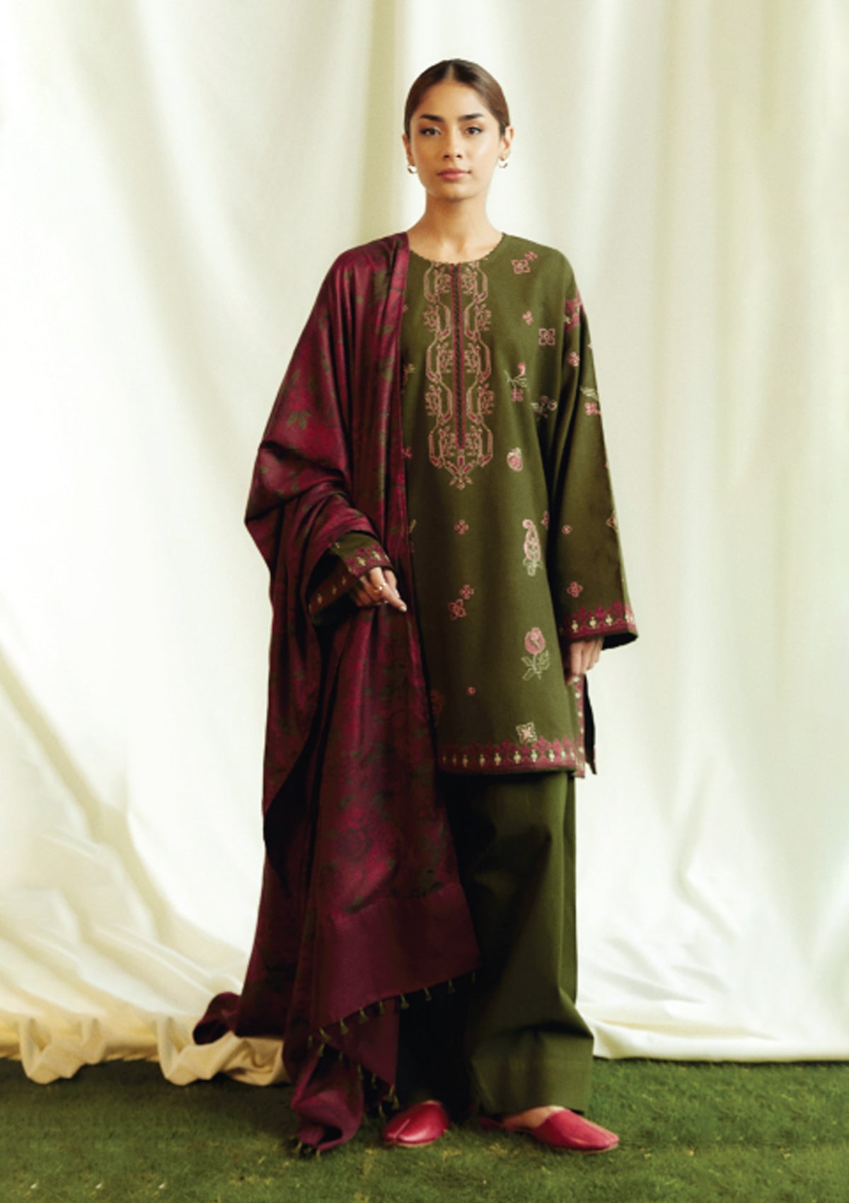 Winter Collection - Zara Shahjahan - Coco - Unstitched 24 - CZW24#8B