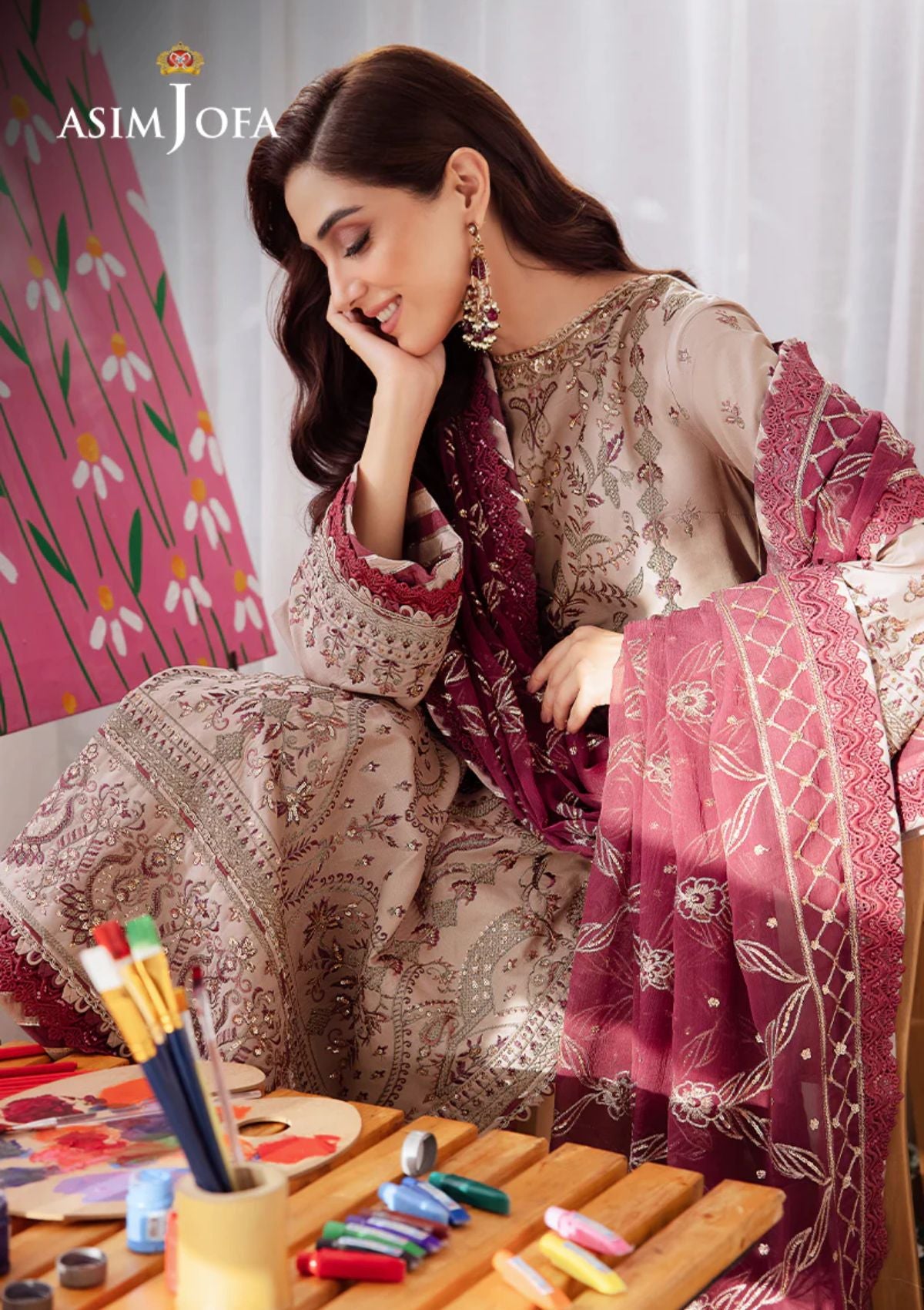 Lawn Collection - Asim Jofa - Uraan - AJUR#24-10