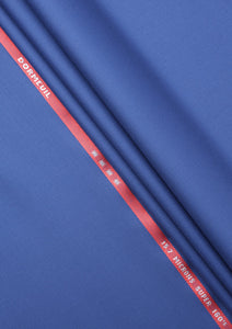 Dormeuil Microns Super 160's Wool Fabric - R Blue