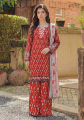 Lawn - Rubaaiyat - Rivaa 26 - RRS#05 - Red Vermilion