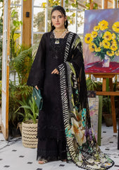 Lawn - Elaf Premium - E.Craft - Chikankari - EEC-2A QUEEN OF DUSK