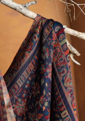 Pashmina Zari Jamawar Shawl D#45 - N Blue