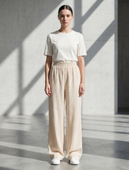Pret - Moven - Cotton Linen Trouser - Cream