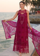 Lawn - Noor By Saadia Asad - Eid Luxury - Handwork Laserkari - NEH25#9A