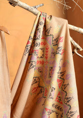 Pashmina Needle Work Shawl D#26 - Skin