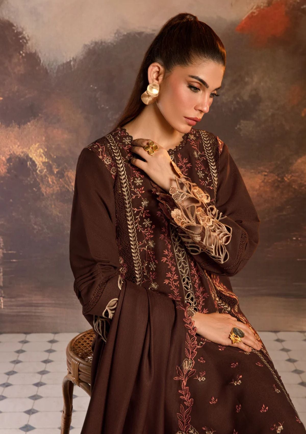 Winter Collection - Rang Rasiya - Premium Edit 24 - RRP#07 - Hot Choclate