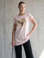 Pret - Moven - Round Neck T-Shirt - Pink