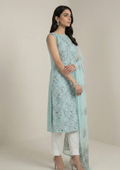 Formals - Riwaj - Fancy 26 - Chikankari & Mukesh - 2 Pcs - D#01 - S Green