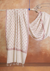 Pashmina Kashmiri Jaaldar Scarf D#37 - L Skin