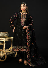 Formals - Zainab Fazlani - Soiree Chiffon 25 - Noir Éclat