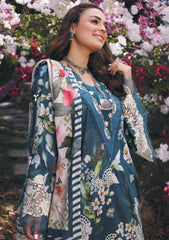 Lawn Collection - Elaf Premium - Print Chikankari - EPC24#02 - B - SERENITA