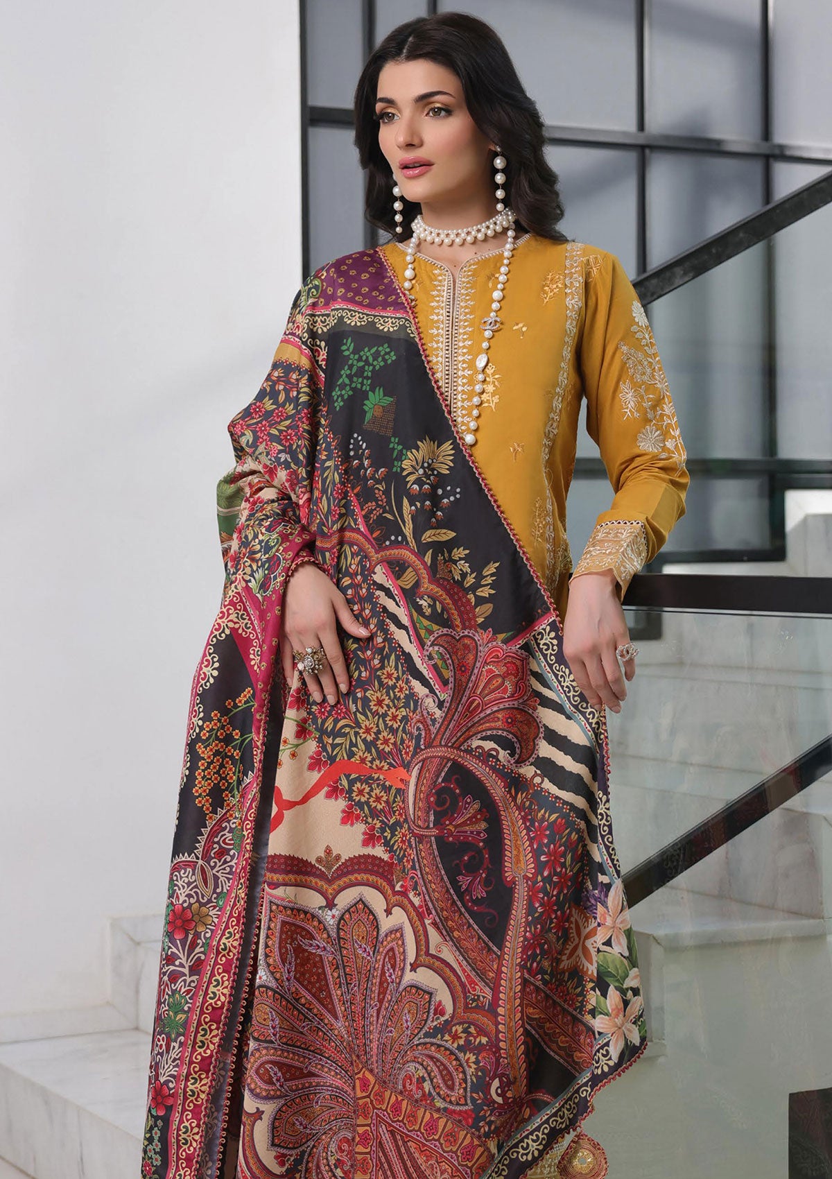 Lawn Collection - Sahane - Sera - SEL24#03 - AMBER