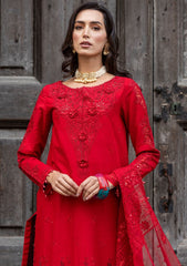 Lawn Collection - Meem - Eid - Luxury 24 - MD#10 - RED