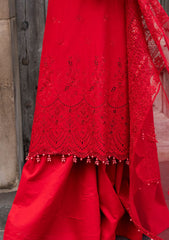 Lawn Collection - Meem - Eid - Luxury 24 - MD#10 - RED