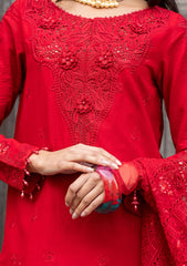 Lawn Collection - Meem - Eid - Luxury 24 - MD#10 - RED