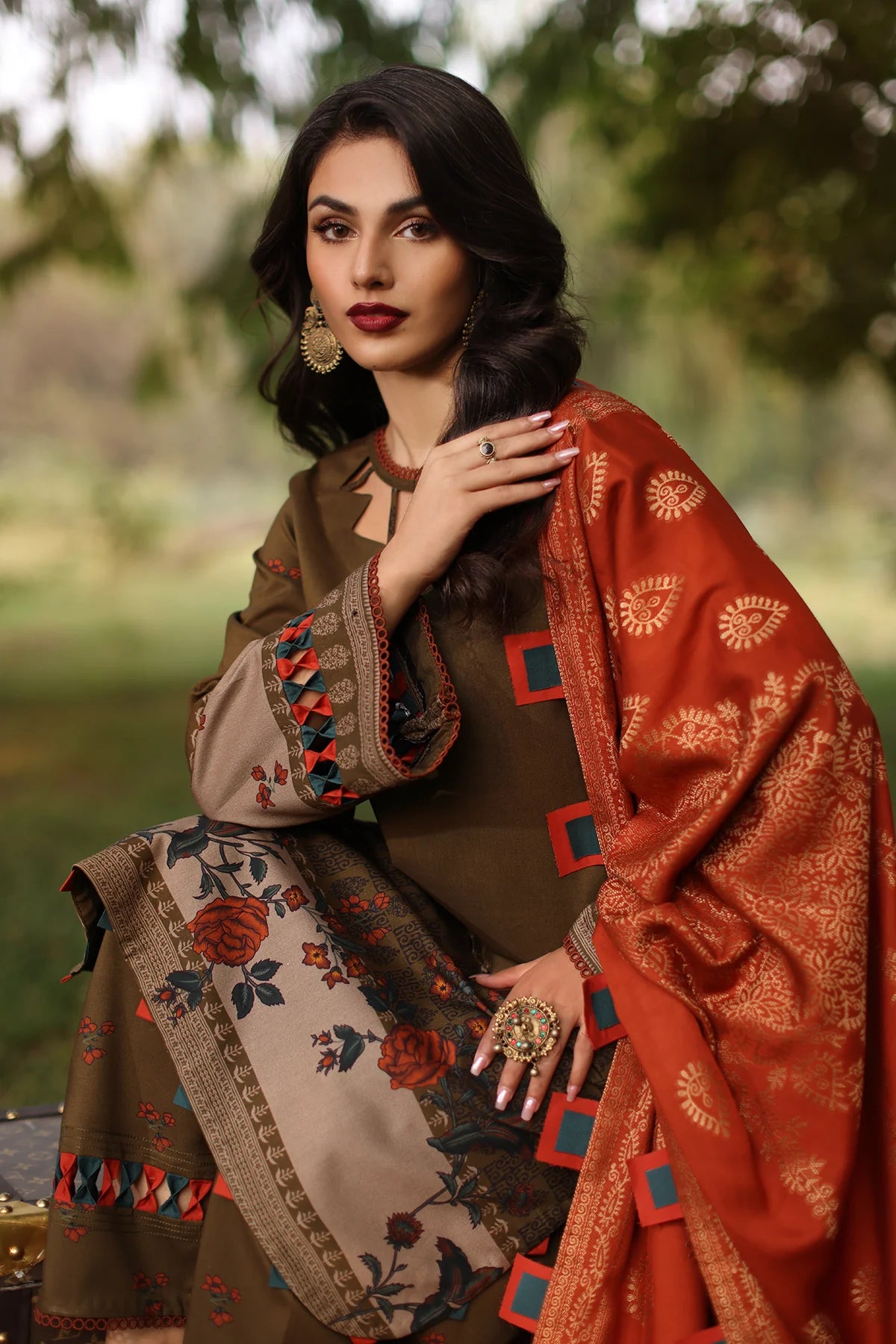 Winter Collection - Charizma - Signature Printed Linen Jacquard - SPW4 - 03