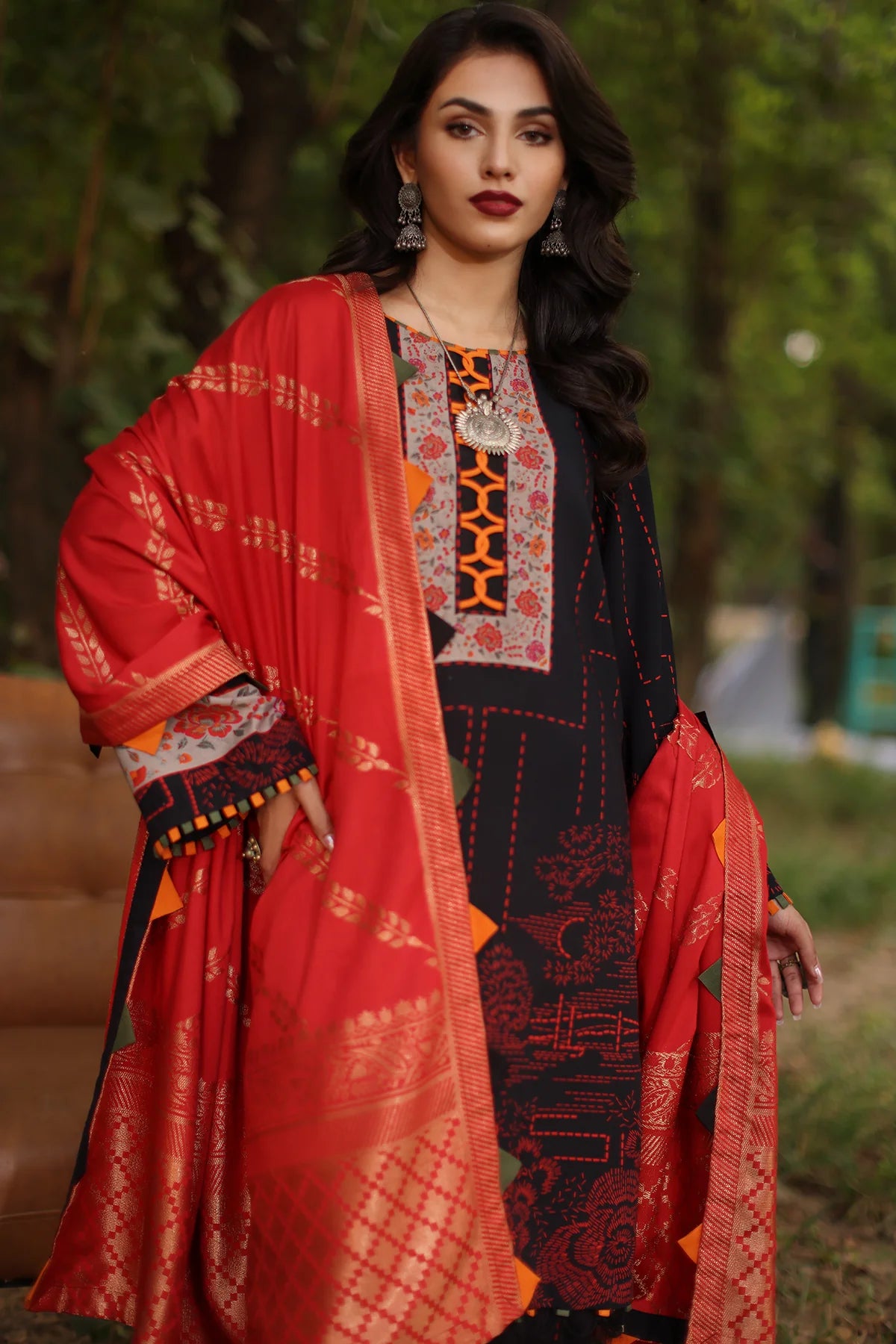 Winter Collection - Charizma - Signature Printed Linen Jacquard - SPW4 - 05